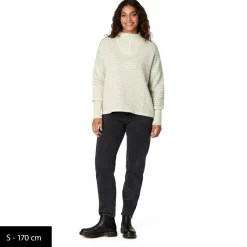 Stoic - Women's Heavy MerinoKnit MMXX.Norbotten Half Zip - Merinopullover