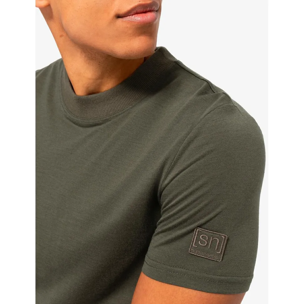 super.natural - Casual Rib Bio Jersey Tee - Merinoshirt