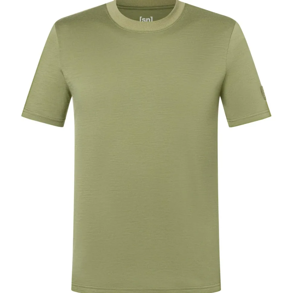 super.natural - Casual Rib Bio Jersey Tee - Merinoshirt
