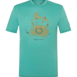 super.natural - Mr Crab Tee - Merinoshirt