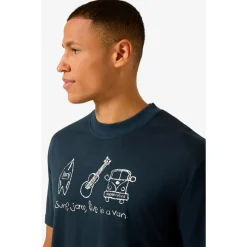 super.natural - Van Life Bio Jersey Tee - Merinoshirt