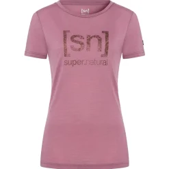 super.natural - Women's Arabesque Tee - Merinoshirt