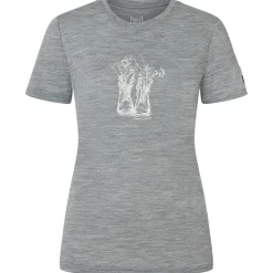 super.natural - Women's Flower Boots Tee - Merinoshirt