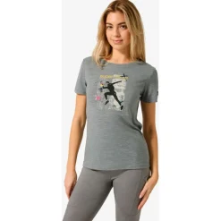 super.natural - Women's Running Art Tee - Merinoshirt