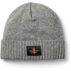 The Mountain Studio - Cashmere Mix Cross Logo Beanie - Mütze