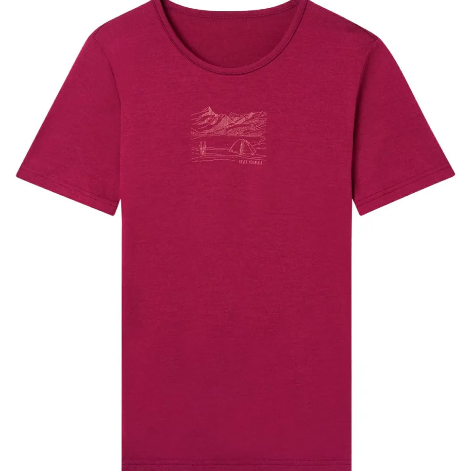 Thermowave - Women's Merino Life Short Sleeve Shirt Print - Merinoshirt