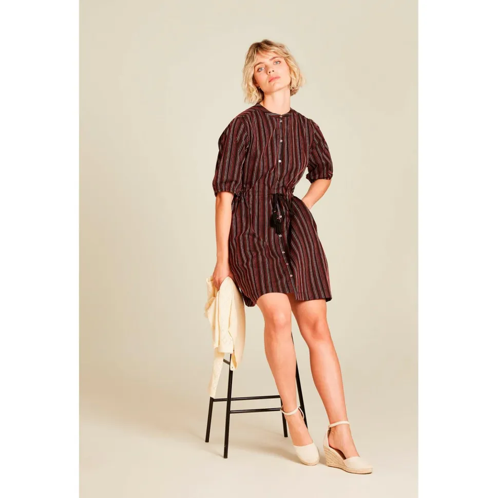 Tranquillo - Women's Blusenkleid in Leinenoptik - Kleid