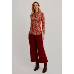 Tranquillo - Women's Feminines EcoVero-Shirt V-Neck - Longsleeve