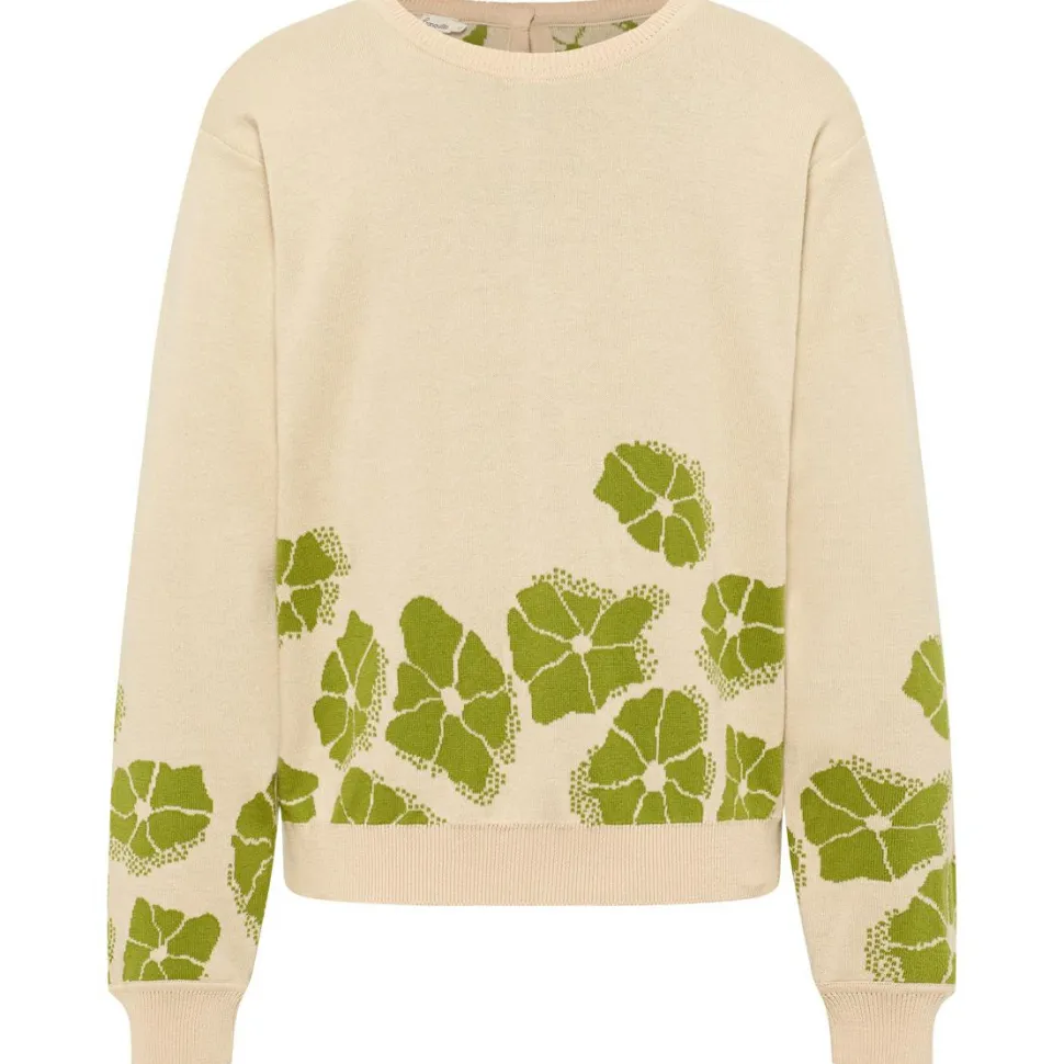 Tranquillo - Women's Lockerer Jaquard-Pullover - Pullover