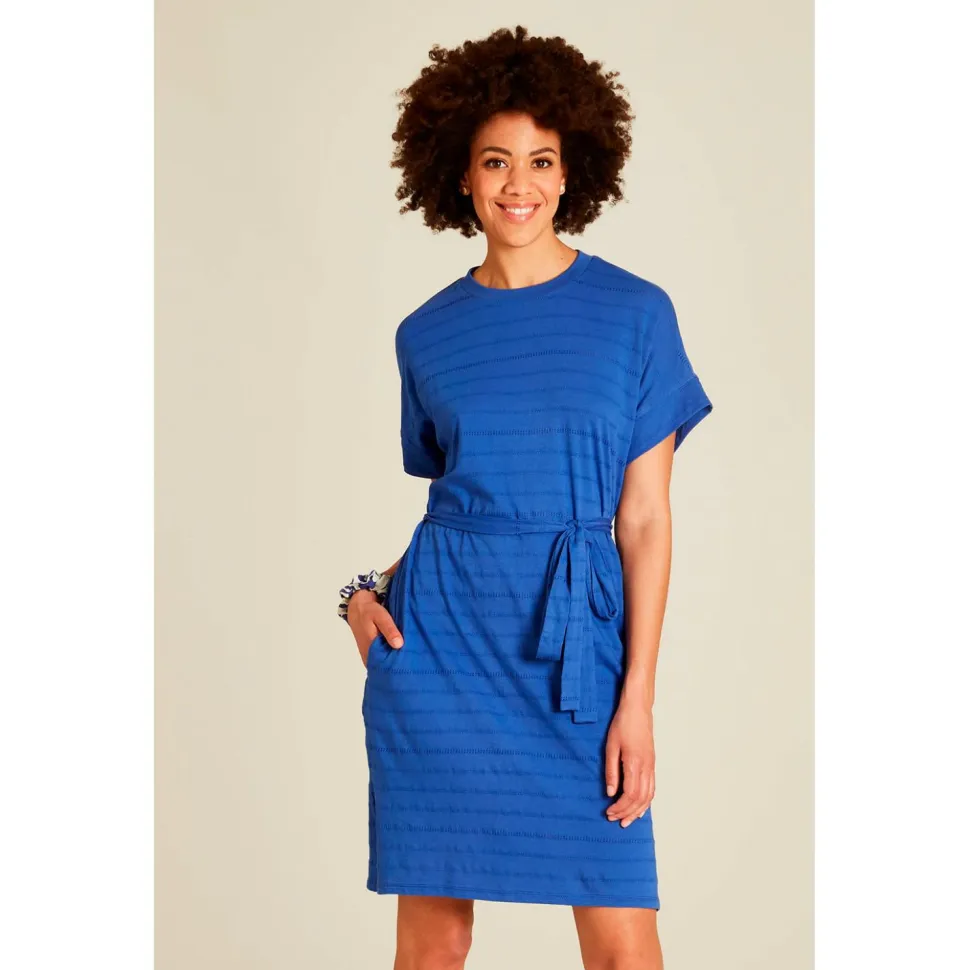 Tranquillo - Women's Minikleid aus Ajour-Jersey - Kleid