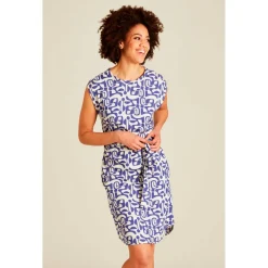 Tranquillo - Women's Tailliertes Ecovero Kleid - Kleid