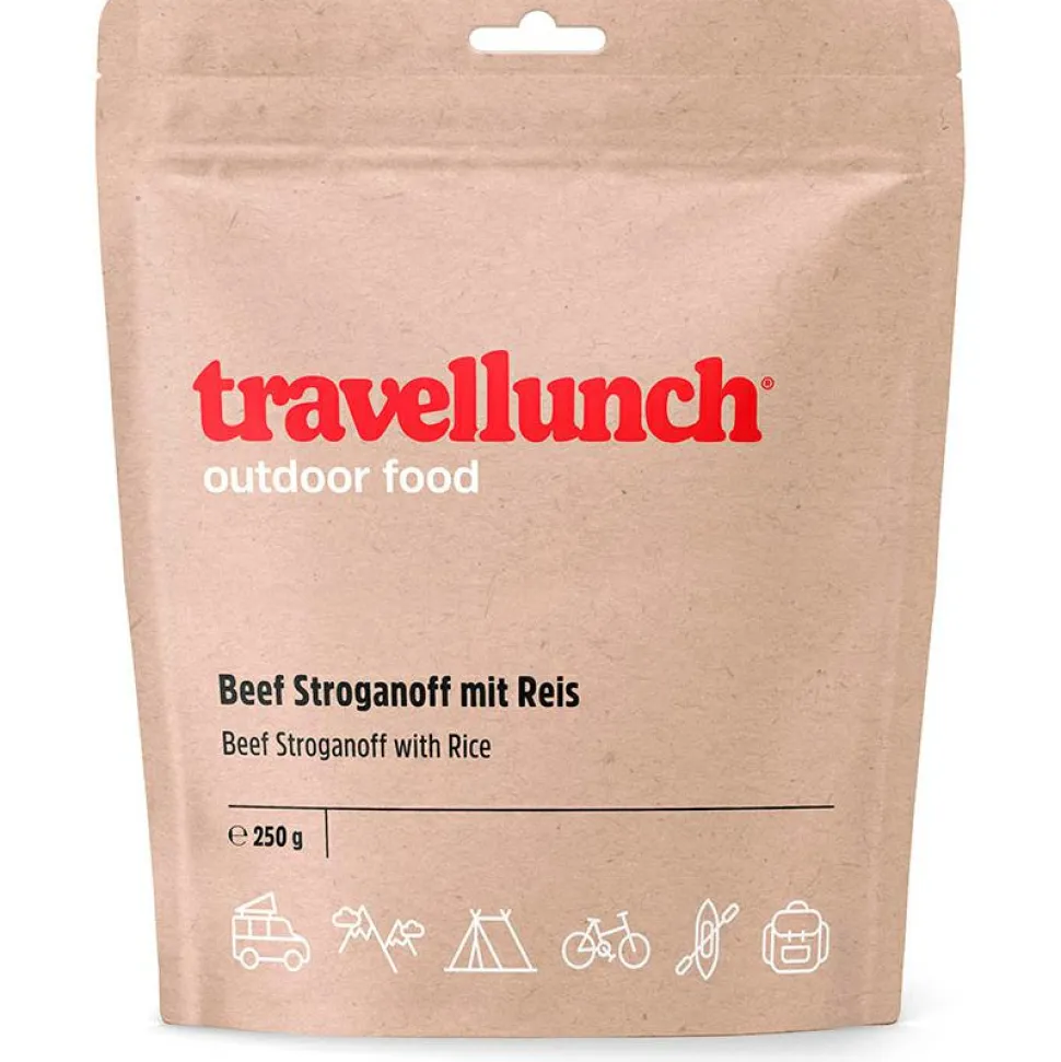 Travellunch - Beef Stroganoff mit Rindfleisch und Reis