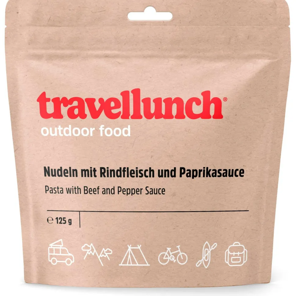 Travellunch - Nudeln mit Rindfleisch und Paprikasauce
