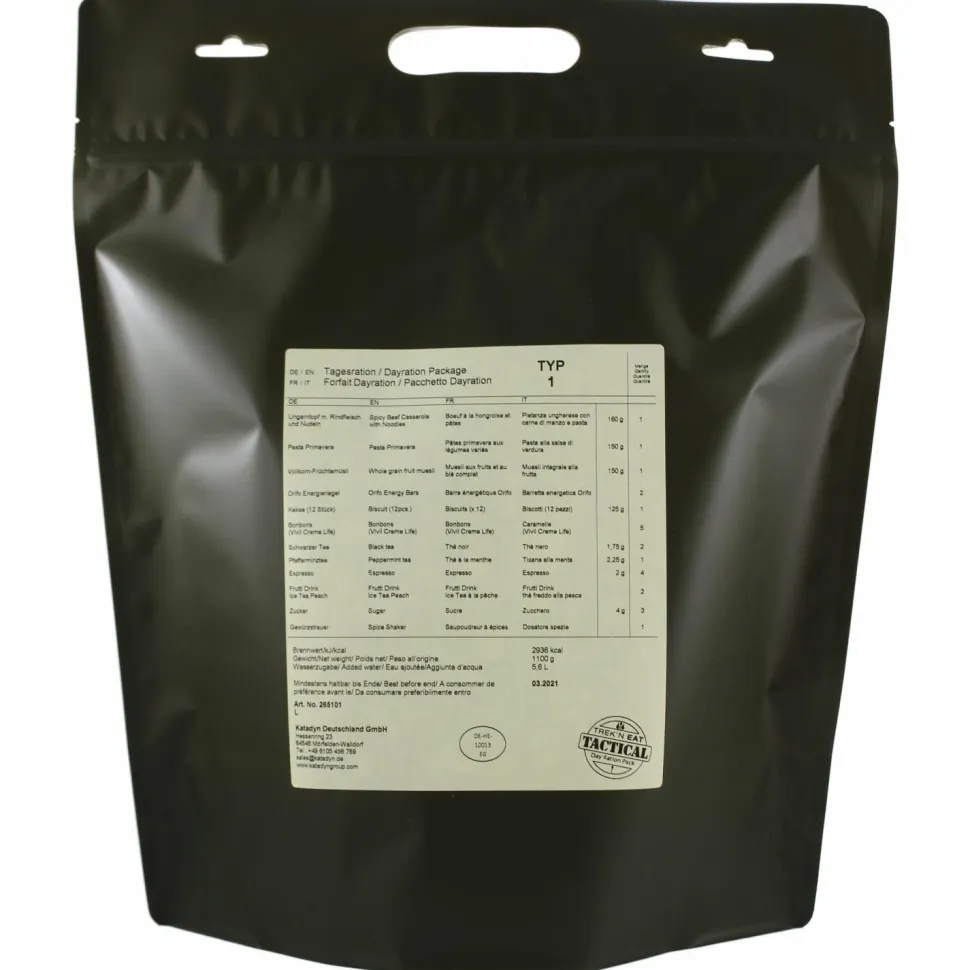 Trek'n Eat - Day Ration Pack Typ 1 Tactical - Tagesration