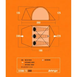 Vango - Sigma TC 300 - 3-Personen Zelt