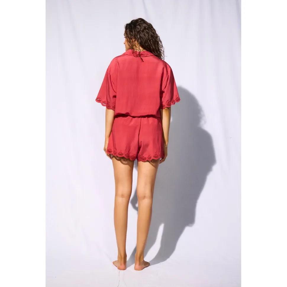 Watercult - Women's Shorts with Embroidery - Shorts