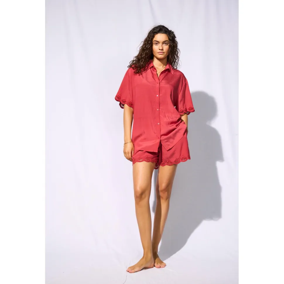 Watercult - Women's Shorts with Embroidery - Shorts