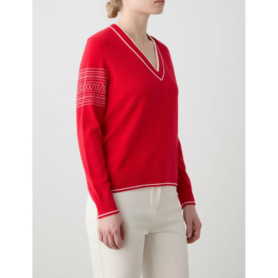 We Norwegians - Women's Signature V-Neck - Merinopullover