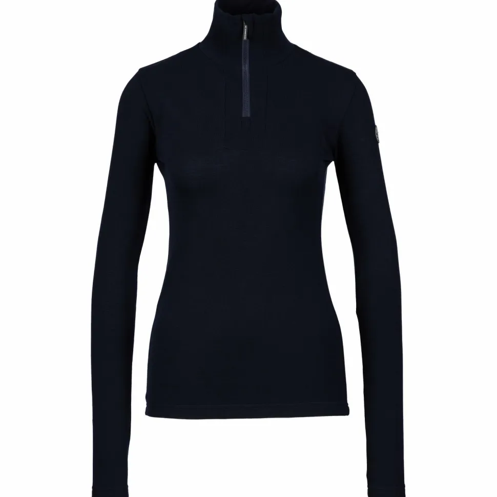 We Norwegians - Women's Tryvann Colblock Zipup - Merinounterwäsche