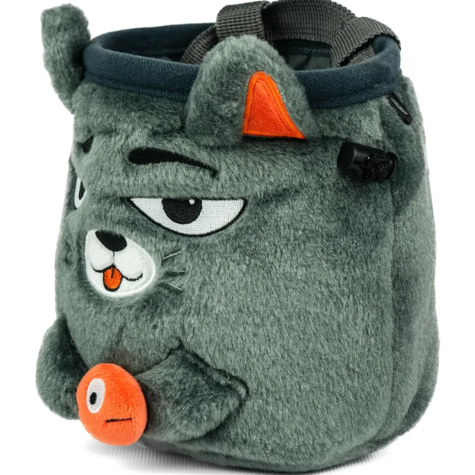 YY Vertical - Chalk Bag Grey Cat - Chalkbag
